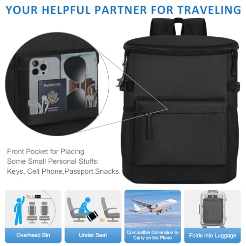 Tenot Cooler Backpack 33 Cans Backpack Coolers Insulated Leak Proof Soft Beach Cooler Bag for Men Women Ice Chest Backpack...