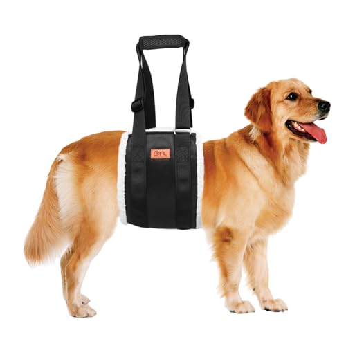 Adjustable Dog Lift Harness Dog Sling for Large Dogs Hind Leg Support Soft Lift Support and Rehab Harness for Weak Rear Le...