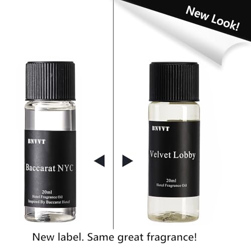 BNVVT Hotel Diffuser Oil Fragrance Oil Set (6 x 20ml) – Luxury Aroma Oils for Diffuser, Inspired by Iconic 5-Star Hotels –...