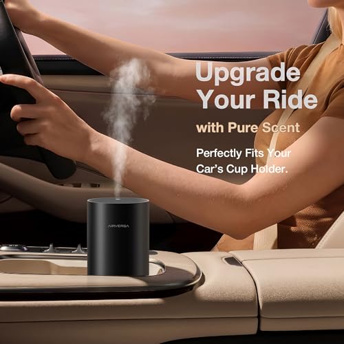 Airversa Waterless Essential Oil Diffuser for Home Room Desk Car Air Freshener Diffuser, Up to 600 sq ft, Battery Operate...