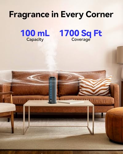 Aromadd 2026 Portable Waterless Diffuser, 1700 Sq Ft Hotel Collection Diffuser, 100ml Scent Air Machine for Home Cold Air ...