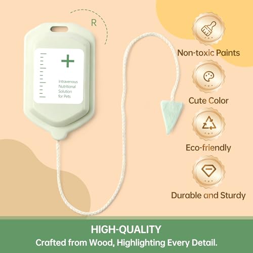 Pithfor Wooden Doctor Kit for Kids Toddlers, Vet Play Set, Pretend Play Veterinarian Set, Doctor Toys Gift for Boys Girls ...