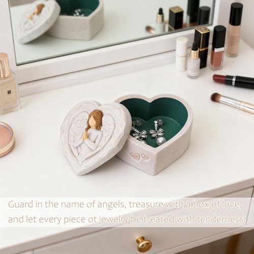 FVFVAHO Guardian Angel Gifts for Women, Prayer Keepsake Box, Confirmation Gifts for Girls, Baptism Gift, Christening Gift,...