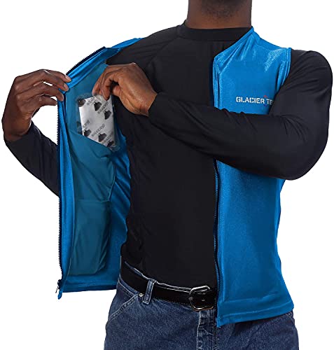 Glacier Tek Flex Cool Vest with Nontoxic Cooling Packs