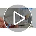 Cherica 65Pcs Blue Hydrangea Artificial Flowers Bulk，Realistic Silk Fake Flowers with Stems，Faux Hydrangea Flowers for Wed...