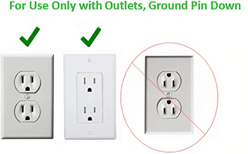 Sleek Socket Original & Patented Flat Ultra-Thin Outlet Concealer with Extension Cord Kit, Multi Outlets Power Strip, Idea...