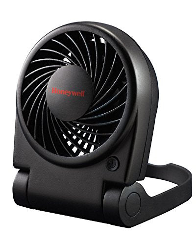 Honeywell HTF090B Turbo On-the-Go Personal Fan, Black – Small Portable Fan for Travel