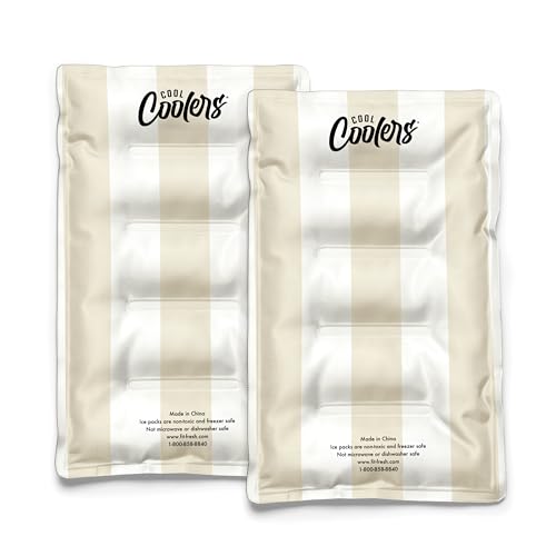 Cool Coolers Reusable XL Soft Ice Packs for Coolers, Long-Lasting Lunch Box Ice Pack, High Performance Quick Freeze, 2Pk, ...