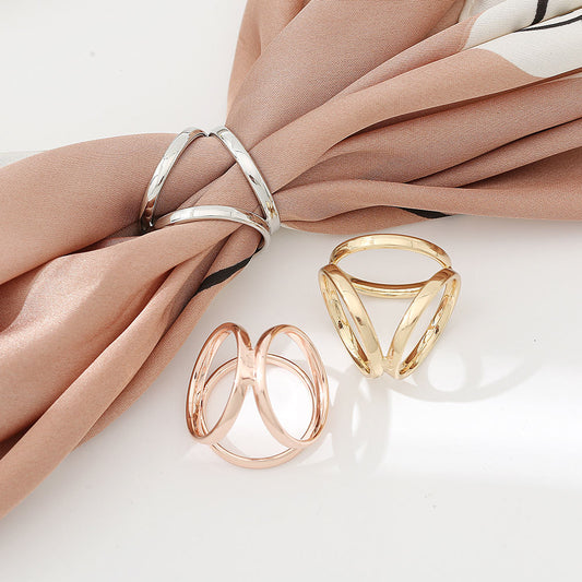 Female Personality Shawl Buckle Decorative Accessories