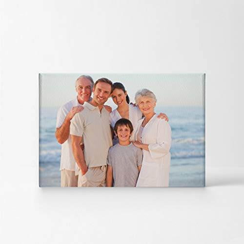 Smile Art Design Custom Canvas Print – Personalized Photo Wall Art, Made to Order in USA, Premium Canvas, Gallery Wrapped