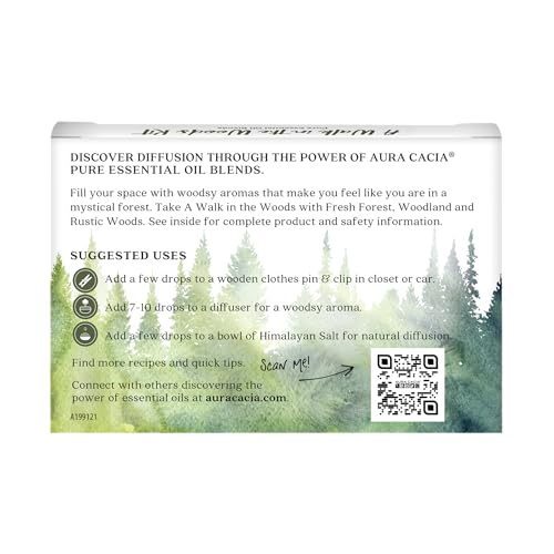 Aura Cacia Walk in the Woods, Essential Oil Kit Count, 0.75 Fl Oz