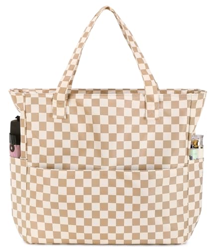 Bluboon Waterproof Beach Tote Pool Bags for Women Ladies Extra Large Carry On Bag With Wet Compartment for Weekender Travel