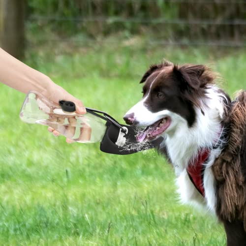 TIOVERY Dog Water Bottle, Portable Pet Water Dispenser Feeder Leak Proof with Drinking Cup Dish Bowl for Outdoor Walking, ...