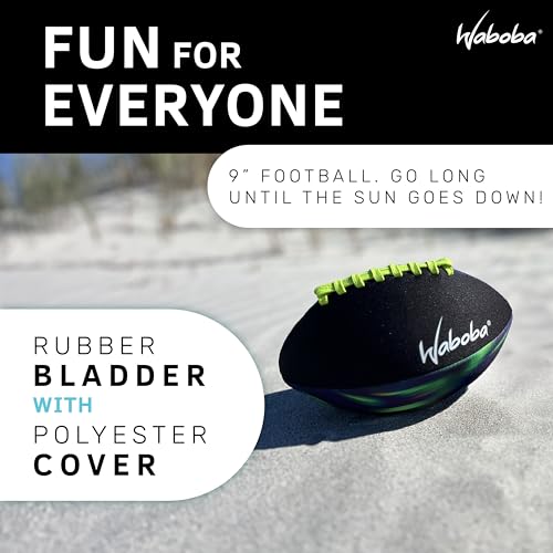 Waboba Sport Beach Pack – Includes 9 Inch Water Football, Beach Volleyball & Paddle Set – Perfect Summer Essential Bundle ...