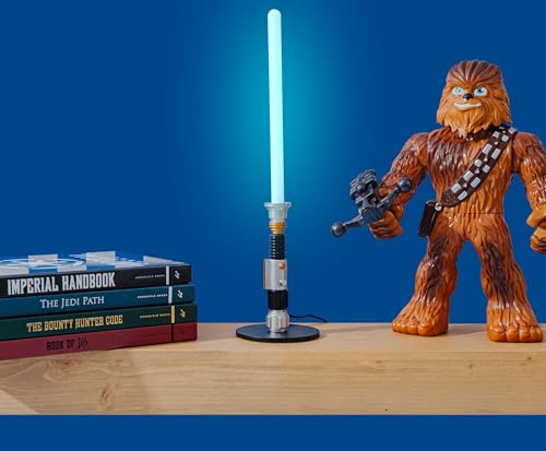 Star Wars OBI-Wan Kenobi Blue Lightsaber 12-Inch Mini LED Mood Light for Nightstand Table