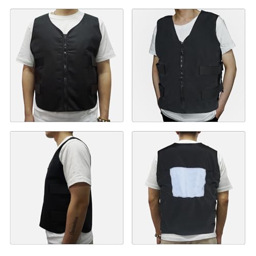 MR.ICE Cooling Vest for Men & Women - Adjustable Ice Vest for Motorcycle, Workers, Sports, Outdoor, Heat Relief