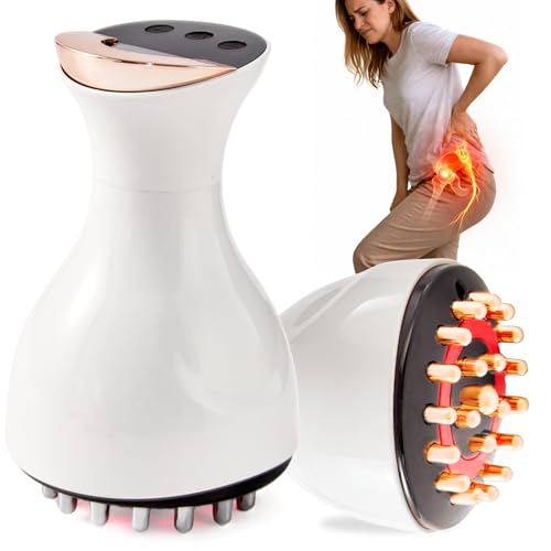 Kitusi Sciatica Pain Relief Devices – Deep Tissue Massager with Multi-Mode Technology, Heat & Light, Targeted Relief for S...