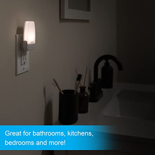 GE LED Night Light, Plug-in, Dusk to Dawn Sensor, Warm White, Ambient Lighting, Ideal Kids Adults Nightlight for Bedroom, ...