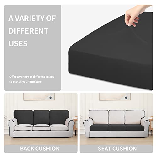 Easy-Going 100% Waterproof Chair Sofa Seat Cushion Slipcovers Couch Cushion Cover Stretch Furniture Protector for Kids, Pe...