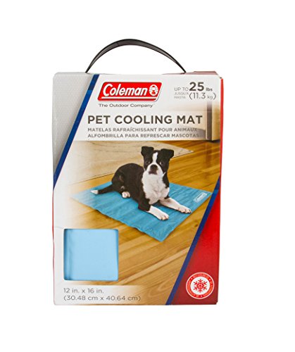 Coleman Comfort Cooling Gel Pet Pad Mat in Small 12x16, For Small Pets (Blue)