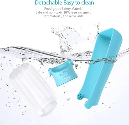 SOICTA Portable Dog Small Animals Water Bottle for Walking 19 OZ or 12 OZ Pet Water Bottles for Puppy Medium Large Dogs Li...