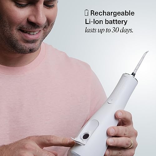 Boka Advanced Water Flosser for Teeth Cleaning, Gums & Braces w/Travel Bag - 3 Pressure Setting, Cordless Rechargeable Flo...