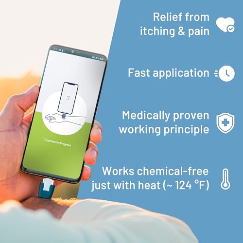 heat it - Smartphone-Powered Insect Bite Healer - Chemical-Free Relief from Itching & Pain just with Concentrated Heat - f...