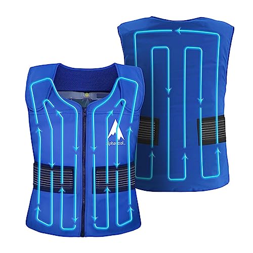 Alphacool Tundra Phase Change Cooling Vest – Summer Sportive Anti-Heat Clothing For Gym, Running, Athletic Activities