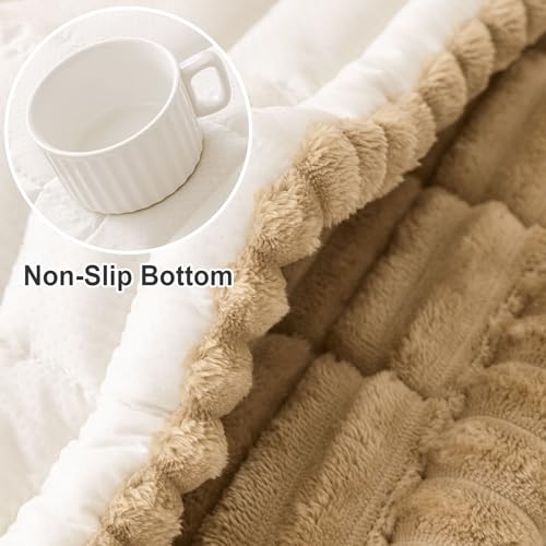 hyha Couch Covers for Dogs Washable, Non Slip Plush Dog Sofa Protectors, Fuzzy Pet Couch Covers for 3 Cushion Sofa Pet Fri...