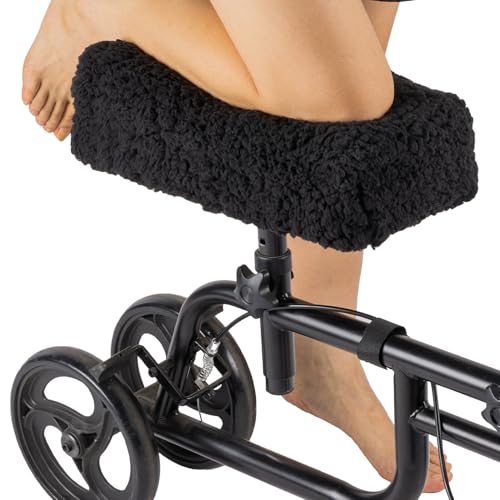 JOYTUTUS Knee Scooter Cushion Cover, Knee Scooter Pad for Comfort, 1.2" Thick Foam Cushion Knee Walker Accessories with Re...