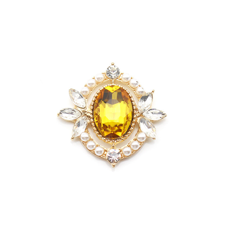 Glass Openwork Rhinestone Jewelry For Headwear And Bag Accessories