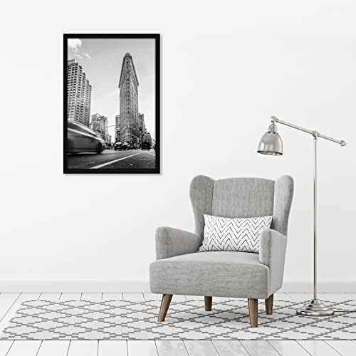 Americanflat 24x36 Poster Frame with Polished Plexiglass - Streamline Collection - Thin Border Picture Frame for Wall Disp...