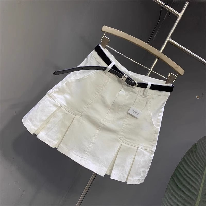 Korean-style High-waisted Anti-exposure Bodycon Skirt
