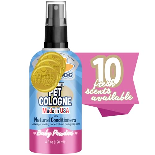 Bodhi Dog Premium Dog Cologne - Deodorizing Dog Perfume & Conditioner for Dogs & Cats - Natural Long Lasting Spray - Keeps...