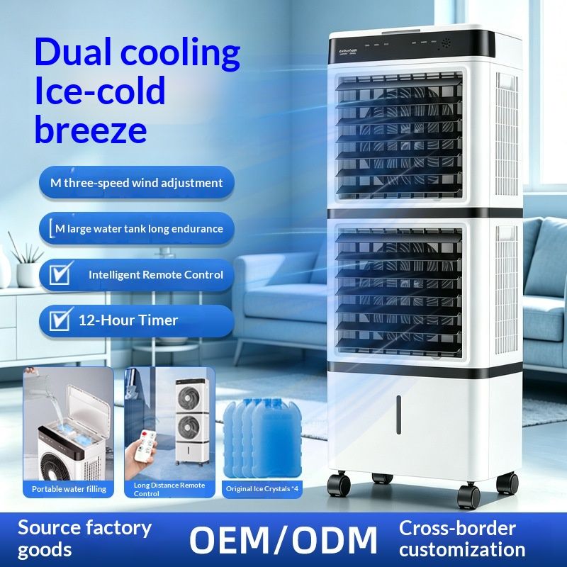 Smart Remote-Controlled Compact Air Cooler For Home Use