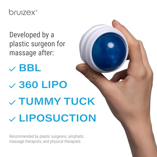 Bruizex Lymphatic Drainage Massager, Massage Roller Ball, Fibro Body Roller for Fibrosis Treatment, Liposuction, 360 Lipo,...