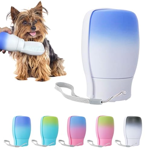 MITOCAPY Outdoor Dog Water Bottle Portable,Food Grade Plastic Travel Water Bowl for Dogs,Dog Water Bowl Dispenser for Pupp...