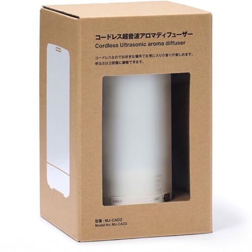 MUJI Aroma Diffuser/LED Lighting Cordless Ultrasound/MJ-CAD2, White