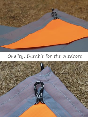 Orga'Neat Pocket Picnic Blanket, Sandproof Lightweight Pocket Camping Tarp, 55″x 60″ Foldable & Fits into Small Bag, Water...