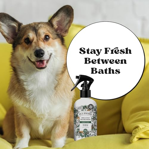 Poo-Pourri Furrest Fresh Dog Deodorizing Spray, 8 Fl Oz Grooming Perfume for Dog Coat, Pet Odor Neutralizer with Essential...