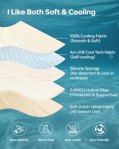 Babygreat Dog Cooling Mat, 48" x 28" Reversible Self-Cooling Mat for Medium Dogs, Arc-Chill Cool Pad for Dogs and Cats Was...