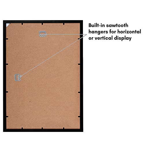 Americanflat 14x20 Picture Frame with Polished Plexiglass - Signature Collection - Gallery-Style Frames Made of Engineered...