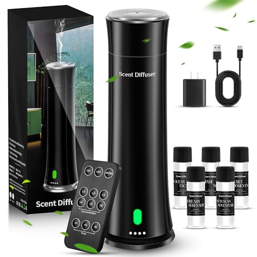 Hotel Scent Diffuser Starter Kit - 1500 Sq Ft Coverage, Hotel Scents Collection, Suitable for Waterless Diffuser Large Roo...