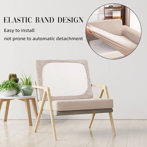 SUKAIKEQA Outdoor Cushion Covers Set,8PCS Patio Furniture Couch Seat Slipcovers, Replacement for Sofa Sectional Chair(Cove...