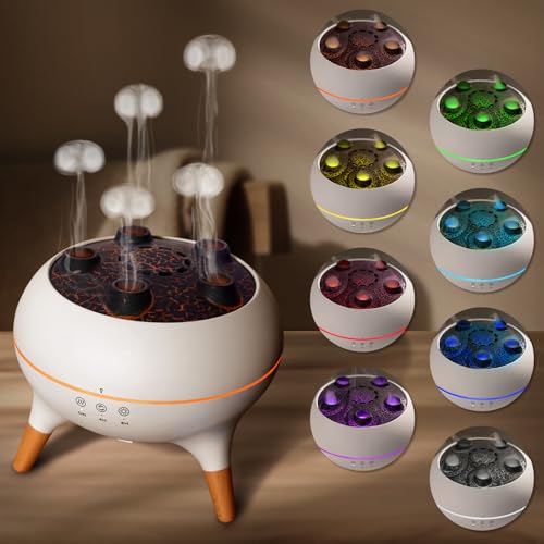 Essential Oil Diffuser for Home, Bedroom Humidifiers, Air Scent Aroma Aromatherapy Ultrasonic Humidifier Machine Timer Sma...