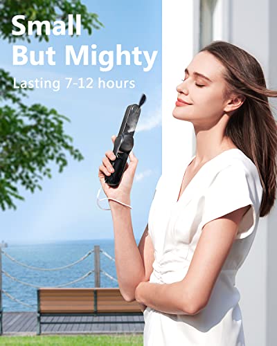 SWEETFULL Misting Fan Portable, Handheld Personal Mister Fans, Small Fan Rechargeable, Mini Spray Water Mist,Kids Women Po...