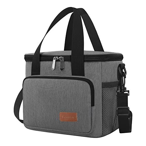 Femuar Lunch Bags for Women/Men, Insulated Lunch Bag for Work Office Picnic - Lunch Cooler Bag Leakproof Lunch Box with Ad...