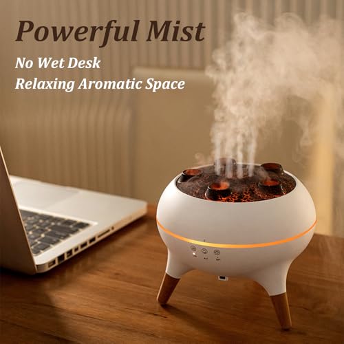 Essential Oil Diffuser for Home, Bedroom Humidifiers, Air Scent Aroma Aromatherapy Ultrasonic Humidifier Machine Timer Sma...