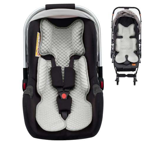 Kaseeous Car Seat Cooling Pad for Baby, Mink Dot Car Seat Cooler Mat for Girls Boys, Stroller Cooling Pad with 3D Breathab...