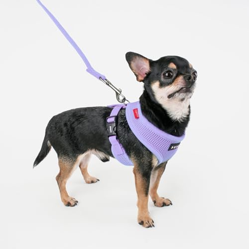 Puppia Soft Dog Harness No Choke Over-The-Head Triple Layered Breathable Mesh Adjustable Chest Belt and Quick-Release Buck...